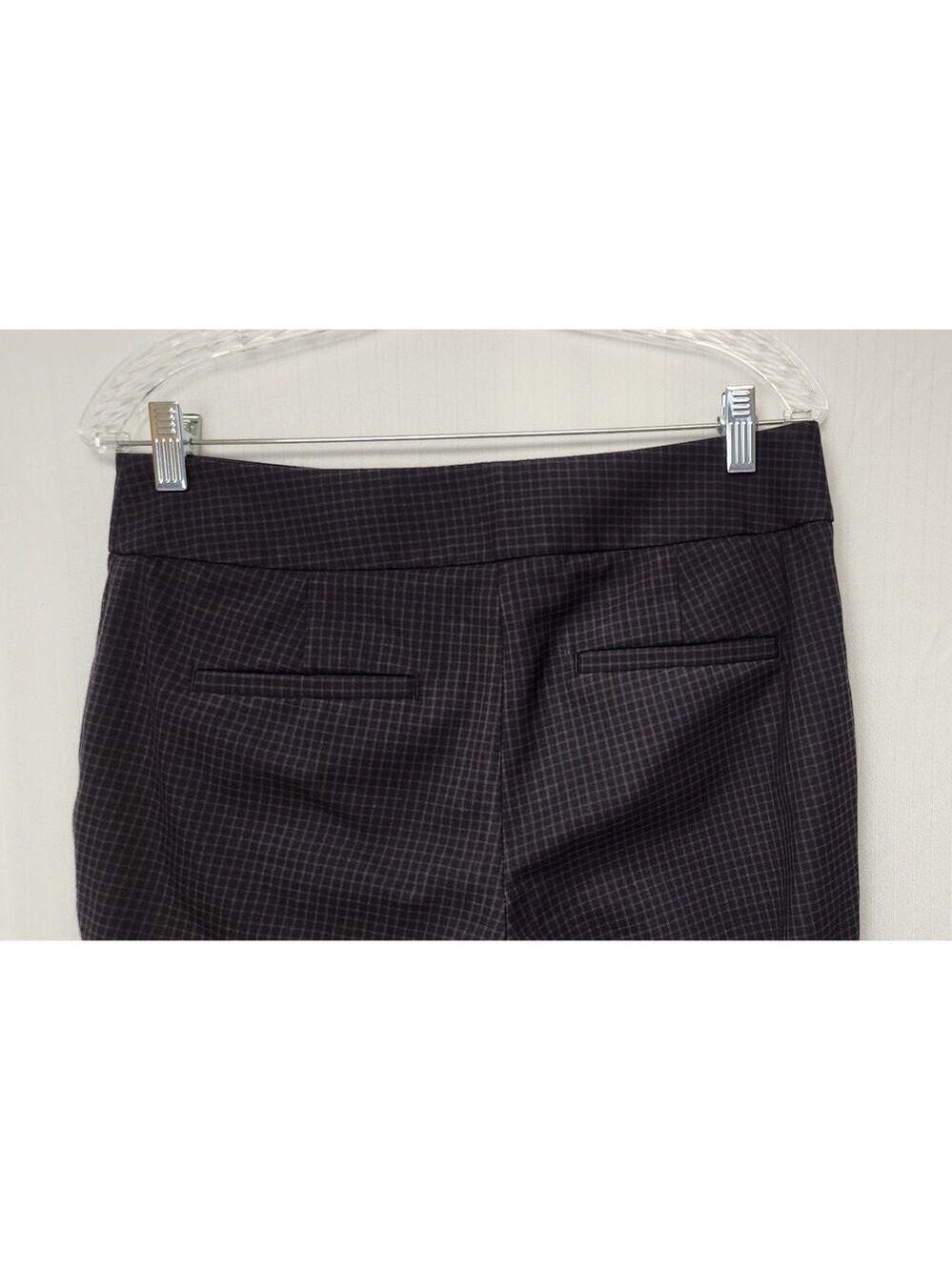 Ann Taylor Loft Marisa Ankle Fit Casual Dress Pants Size 4 Color Black/Red0 - Picture 4 of 7